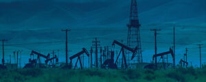 Dark Image of Oil Field