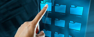 Building an efficient document management process on touch screen